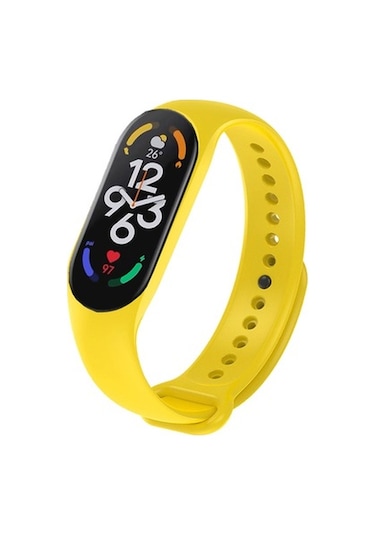 Kyver Xiaomi Mi Band 7 Ile Uyumlu Silikon Kordon