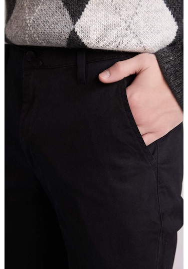 Defacto Düz Paça Pantolon D7349ax26spbk81 Siyah-bk81