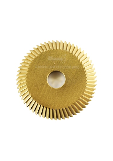 Youmex Hss Titan Kaplama Tek Yönlü Dişli Anahtar Kesim Makinesi Görüntüsü - 60mm Dış Çap, 16mm İç Çap, 6mm Kalınlık, 90 Diş, 1 Adet