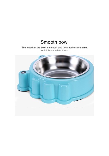 Cbtx Karikatür Hayvan Tipi Paslanmaz Çelik Pet Köpek Tek Kase