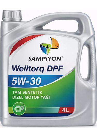 Şampiyon Welltorq DPF 5W - 30 Tam Sentetik Dizel Motor Yağı