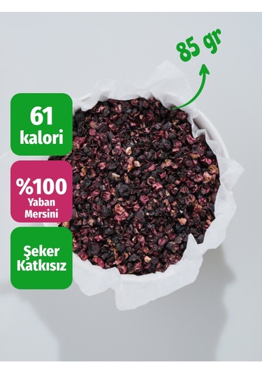 Freeze Dried Yaban Mersini Dondurularak Kurutululmuş Granül 85 Gr 80 G