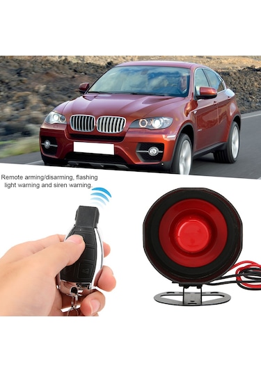 Uzaktan Başlatma Alev Söndürme Tipi Araba Alarmı Hoparlör Korna Hırsızlık Önleme Güvenlik Sistemi Hepsi Bir Arada