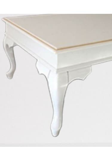 Orta Sehpa Lükens Aslan Model Ahşap Kayın Ayak Mdf Tabla Parlak