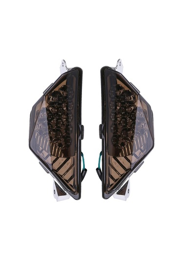 Padalink Kawasaki Ninja 250-400 2013-2021 Led Sinyal Lambası - Kahverengi Plastik Çift