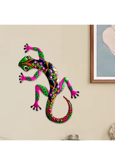 Suntek Gecko Heykelcik Yatak Odası Yaratıcı Renkli Pembe