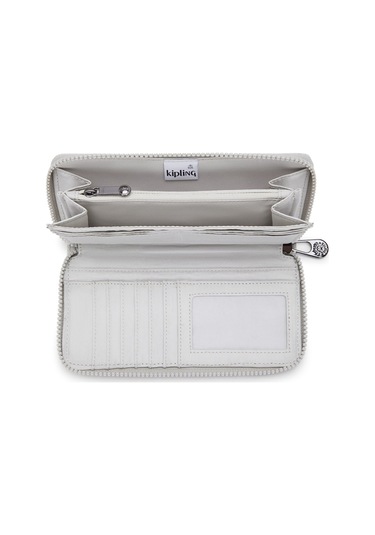 Kipling Kıplıng Money World Büyük Boy Cüzdan Gri Sılver Nıght Gri