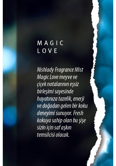 Nishlady Magic Love Body Mist Vegan Vücut Spreyi 260 ML