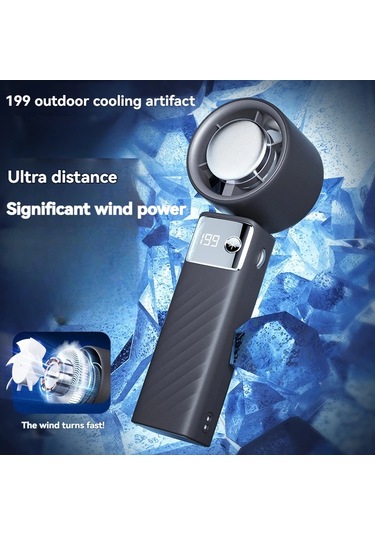 Ambition Turbo Yüksek Hızlı El Fanı, 199 Hızlı Usb Şarj