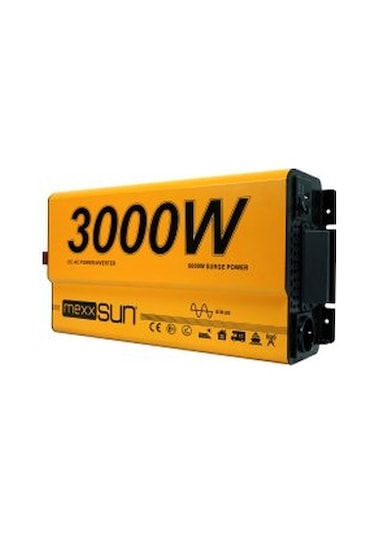 Mexxsun - İnges 24 Volt 3000 Watt Tam Sinüs İnverter - İnvertör - 24/220 Volt Çevirici