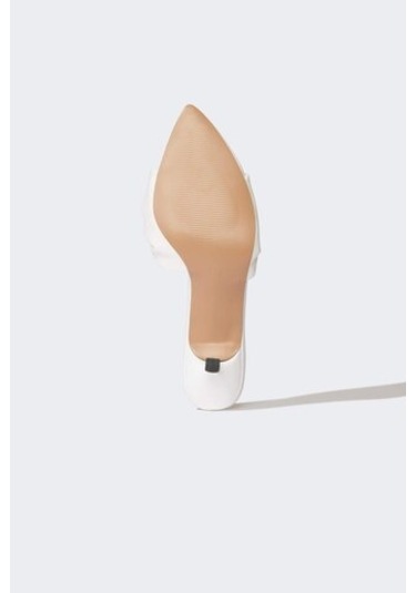 DeFacto Kadın Yüksek Taban Suni Deri Topuklu Terlik E2508AX25SMWT34 Beyaz DeFacto Kadın Yüksek Taban Suni Deri Topuklu Terlik E2508AX25SMWT34 Beyaz