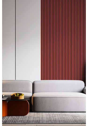 Mdf Ahşap Akustik Duvar Kaplama Paneli 100 x 275 CM - Kremit