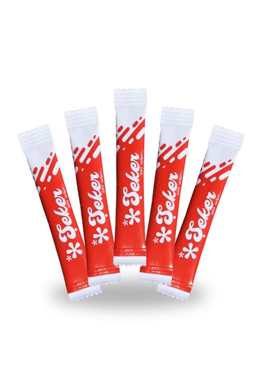 Stick Şeker 4000 Adet 3 Gr Kırmızı Desenli 2'li Set