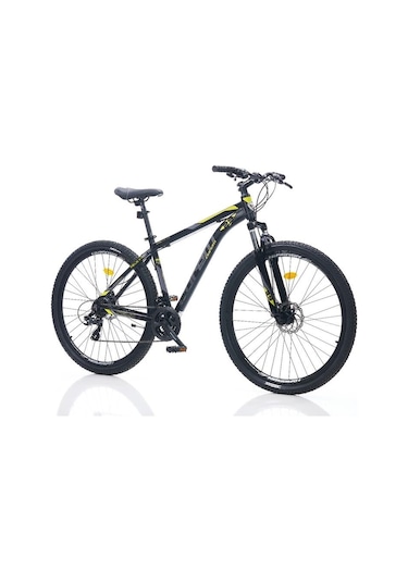 Corelli Felix 2.3 Dağ Bisikleti 460h Md 29 Jant 24 Vites Siyah Sarı Gri Siyah