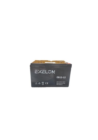 Exelon 12v 12a Bakımsız Kuru Akü