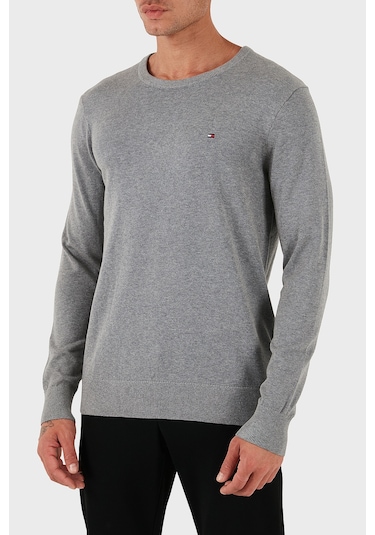 Tommy Hilfiger Erkek Kazak Mw0mw14748 P91 Gri Gri Tommy Hilfiger Erkek Kazak Mw0mw14748 P91 Gri Gri
