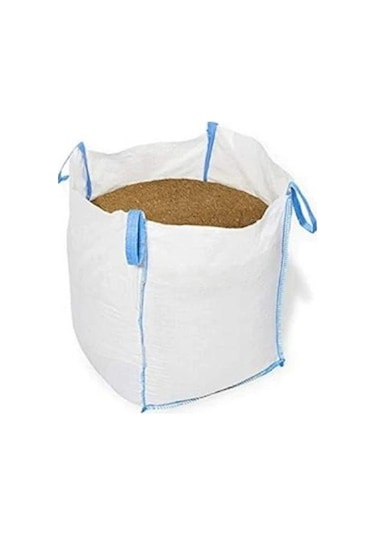 1 Adet Sanayi Tipi Big Bag Büyük Grit Solucan Çuval 90x90x180 Cm 1 Ton Kapasiteli