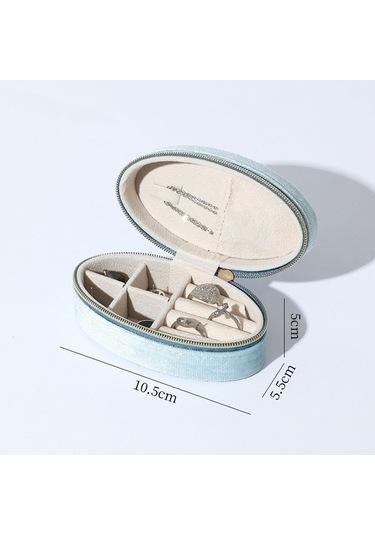 Soulader Şık Ve Lüks Oval Mücevher Kutusu - Mücevherlerinizi Güvenle Saklayın Ve Koruyun Diğer