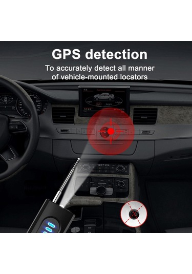 Geeroyoo Gizli Kamera Dedektörü, Gps Takip Önleme, Taşınabilir 3'lü Güvenlik Cihazı