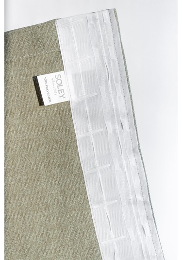 Olea 140x270 Cm 2 Adet Fon Perde Yeşil