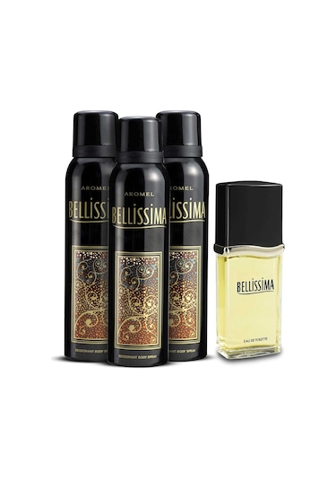 Bellissima Kadın Parfüm EDT 60 ML + Sprey Deodorant 3 x 150 ML