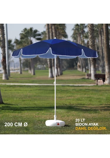 Lacivert - Mavi Plaj Şemsiyesi 200 CM