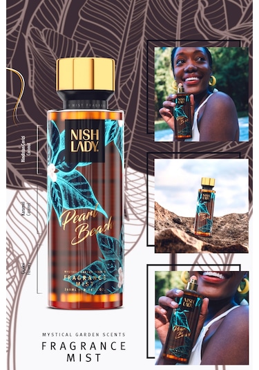 Nishlady Pearl Beach Body Mist Vegan Vücut Spreyi 260 ML