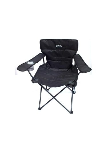 Gray Wolf Bardaklı Kamp Sandalyesi - Siyah Bp200 Kamuflaj Çok Renkli