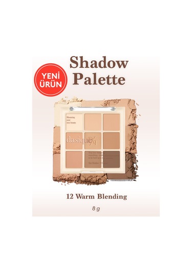 Dasique 3 Farklı Mat Dokuda Renk Seçenekleri Sunan Far Paleti Shadow Palette 12 Warm Blending 12 Warm Blending