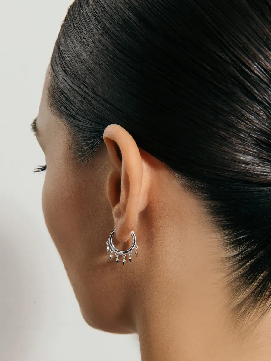 Fly Jewelry Tek Küpeler Gümüş 925 Halka 262747863 Diğer