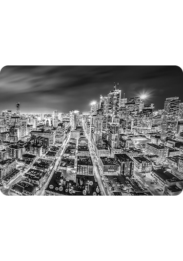 Dekoratif Baskılı Keçe Amerikan Servisi, Supla 4'Lü Servis Takım  -371 Çok Renkli