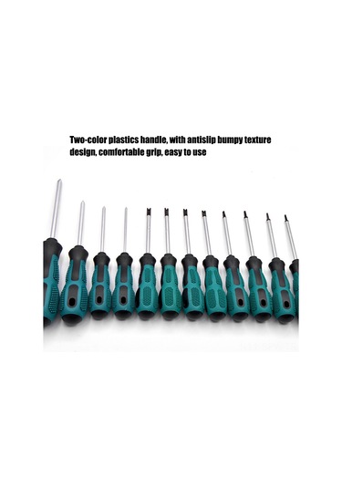 Maiyame 12'li Krom-vanadyum Çelik Manyetik Tornavida Seti - Ev Aletleri, Elektronik Tamiri İçin El Aracı