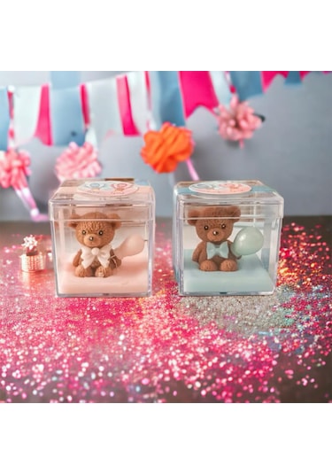 Ayıcık Mum 15 Mika Kutulu