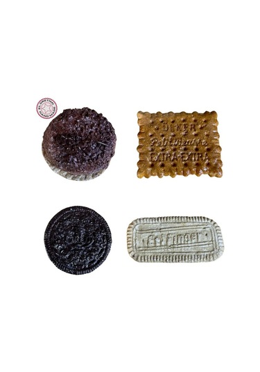 Uretti - Pınar 2572 7112 El Yapımı 4'lü Tematik Minyatür Yiyecek Magnet