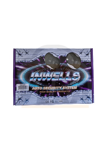 Sustalı Kumandalı Inwells 3445 12 Volt Oto Alarm Yeni Anahtar
