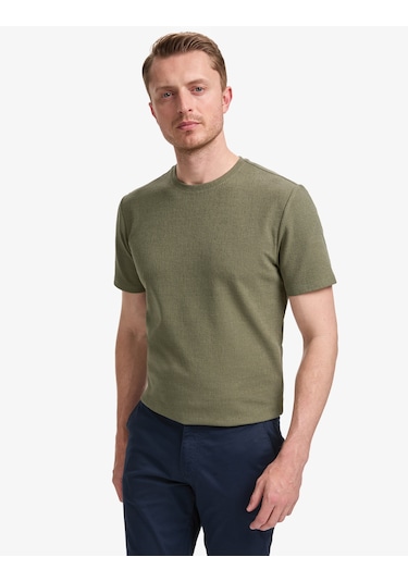 Pierre Cardin Erkek Haki Tişört 50327857-vr027