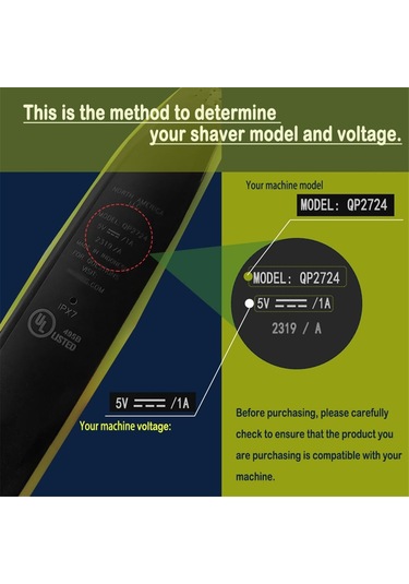 Xiaaokeji 5v 1a Usb Tıraş Makinesi Şarj Kablosu Elektrikli Tıraş Makinesi Düzeltici Şarj Kablosu