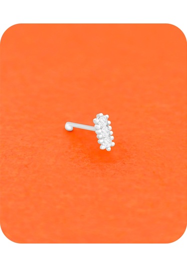 Silvera Telkari 925 Ayar Gümüş Hızma Zirkon Taşla Hızma St335 Gümüş