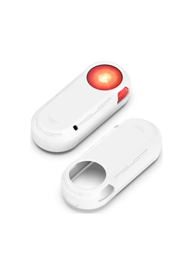 Garmin Varia Rtl515 Bisiklet Işık Bisiklet Radar Koruma Kolu Silikon Kılıf Toz Geçirmez Yumuşak Kapak-Beyaz