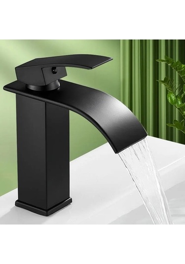 Maoyaya Banyo Bakır Çekirdek Şelale Havzası Musluğu - Paslanmaz Çelik, Çok Renkli Seçenek Çok Renkli