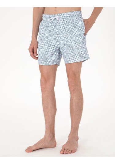Pierre Cardin Erkek Mavi Deniz Şortu 50307984-vr036 Mavi