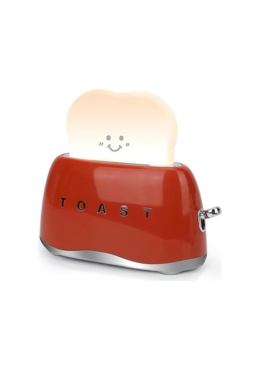 Retro Dekor Tost Makinesi Lambası, Retro Tost Makinesi Şeklinde Masa Dekorasyonu Hediyeleri Gençler, Gençler, Gençler, Kadınlar Diğer