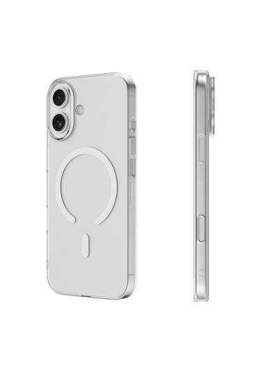 İphone 17 Uyumlu Kılıf M-safe Şarj Özellikli Youngkit High Definition Serisi Kapak Şeffaf