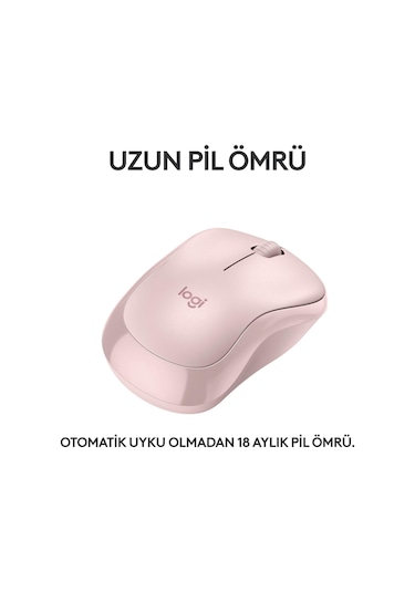 Logitech M240 Sessiz Kompakt Bluetooth Kablosuz Optik Mouse