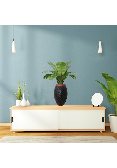 Dekoratif El Yapımı Modern Seramik Vazo 28 Cm