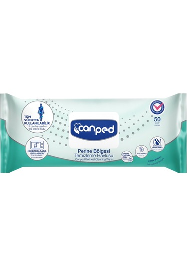 Canped Perıne Temızlık Havlusu 50 Li Tekli