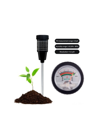 Pazly 2'li Toprak Nem Ve Ph Ölçer - Bahçe/tarla/sera Kullanımı İçin Kullanışlı Analiz Cihazı