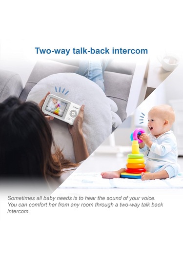 Vtech Vm923-2 Videolu Bebek Monitörü - 19 Saat Pil Ömrü - 2 Kamera