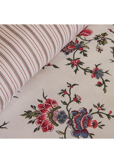 Karaca Home Inara %100 Pamuk Tek Kişilik Nevresim Takımı Kırmızı Kırmızı