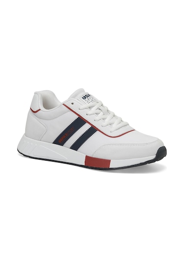 U.S. Polo Assn. 4M DRAGO 4FX Erkek  Beyaz Sneaker